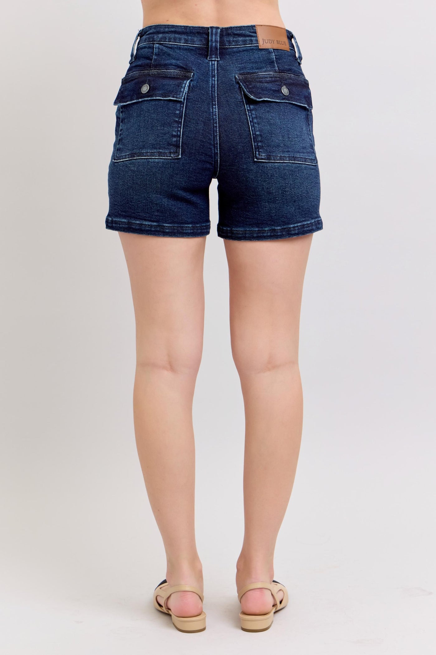 Judy Blue High Waist Flap Pocket Shorts