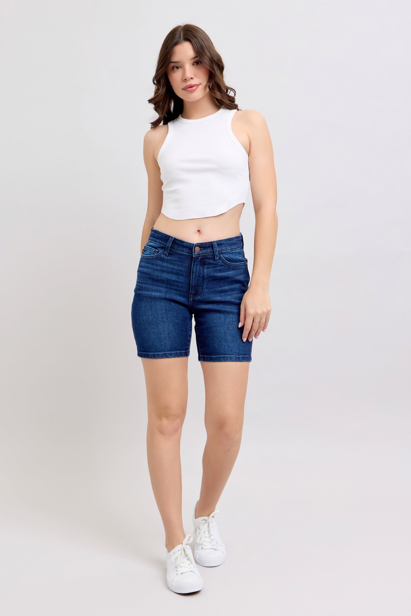 Judy Blue High Waist Bermuda Shorts