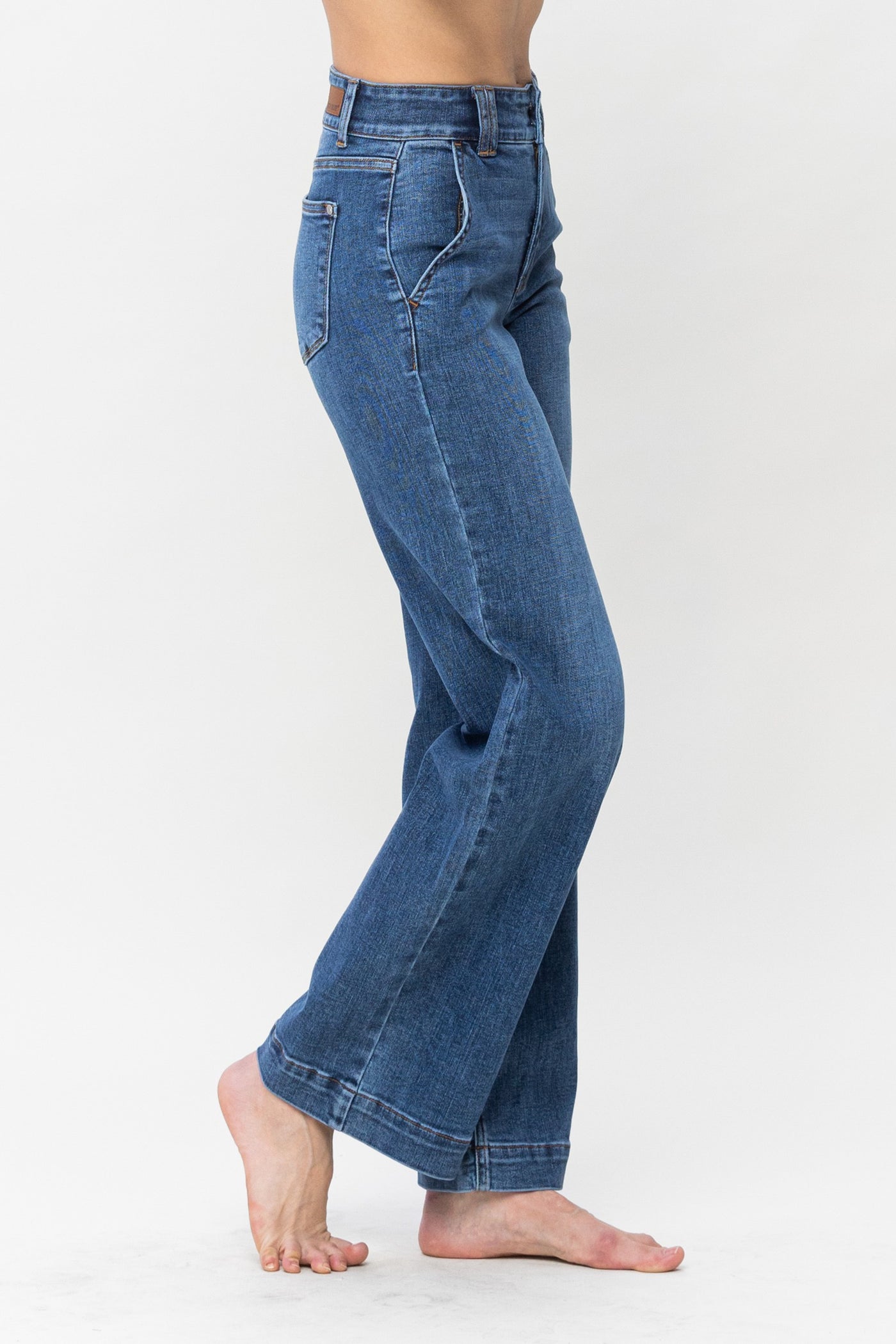 Judy Blue HW Wide Leg Jean