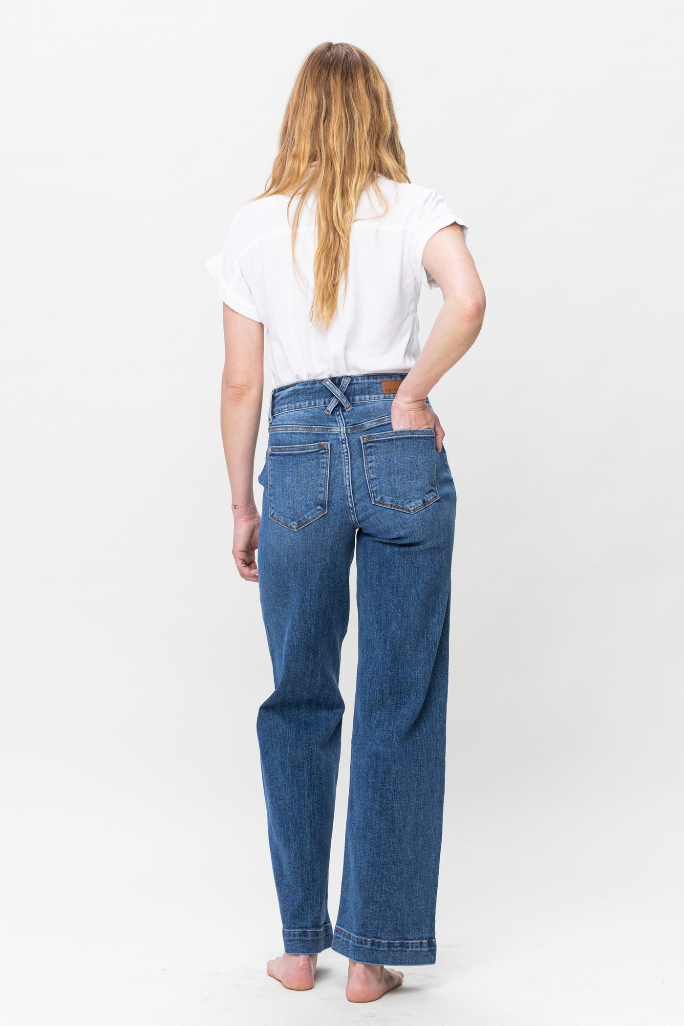 Judy Blue HW Wide Leg Jean