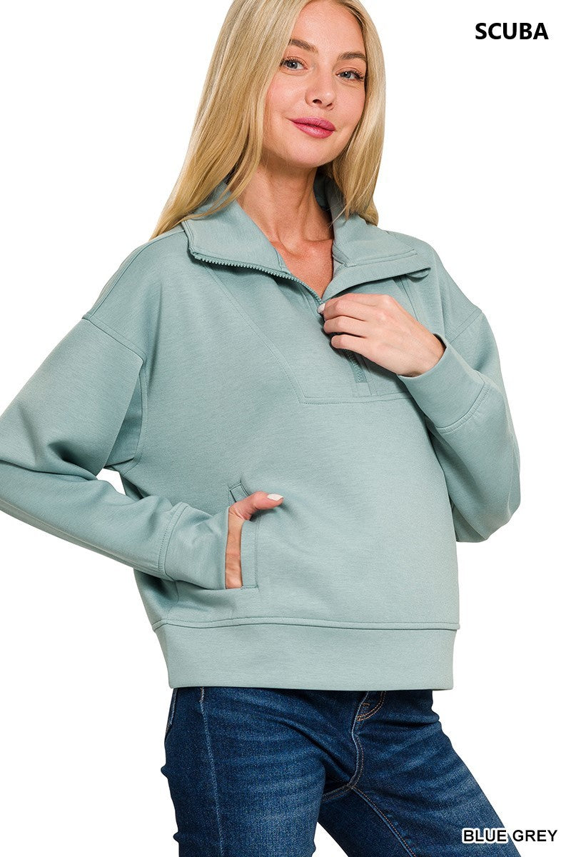 Scuba Half Zip Pullover