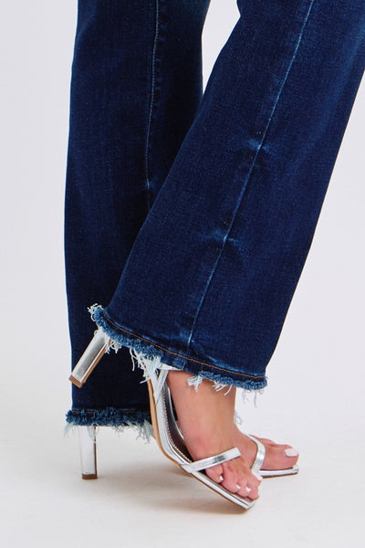 Judy Blue MR Straight Fray Hem Jean