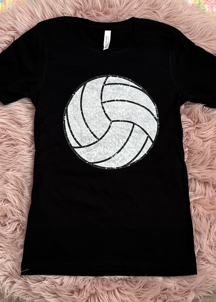 Glitter Volleyball Tee