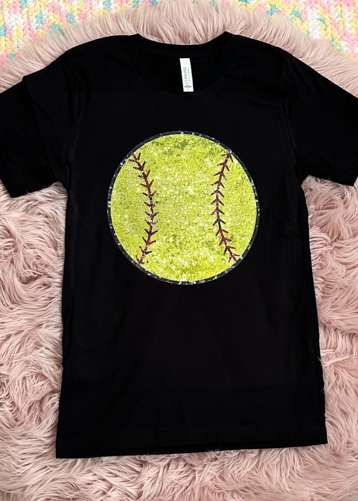 Glitter Softball Tee