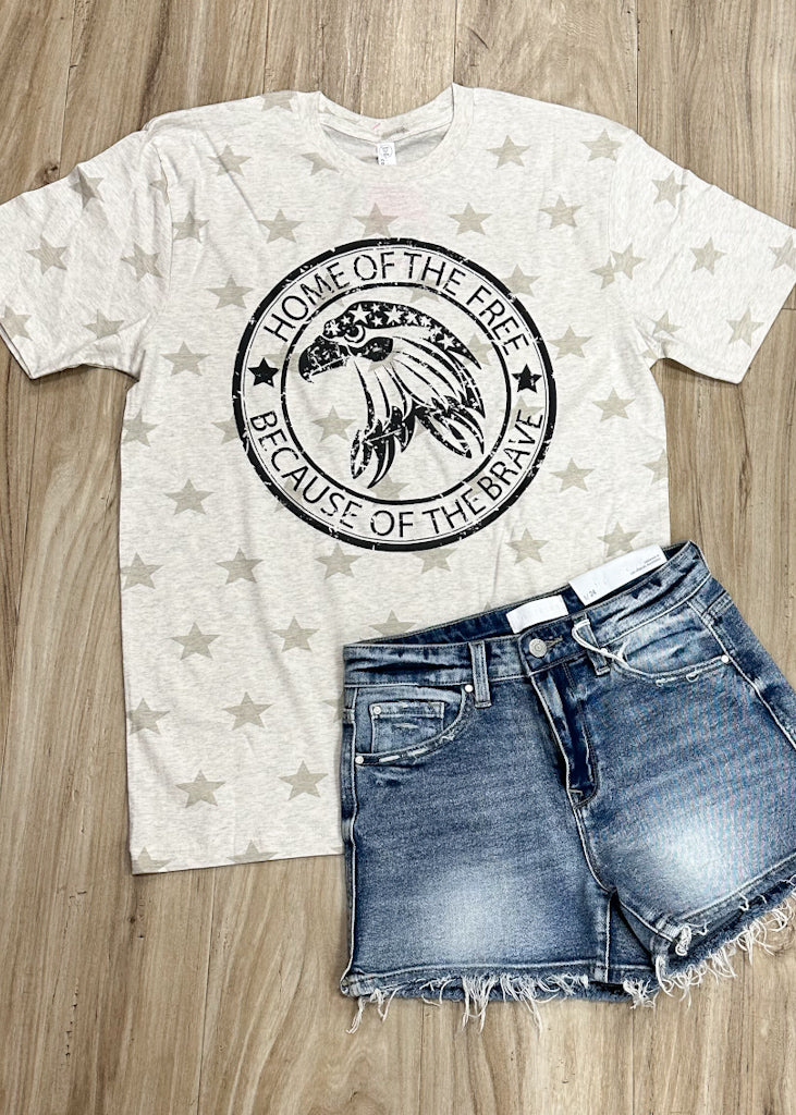 Home of the Brave Eagle Tee