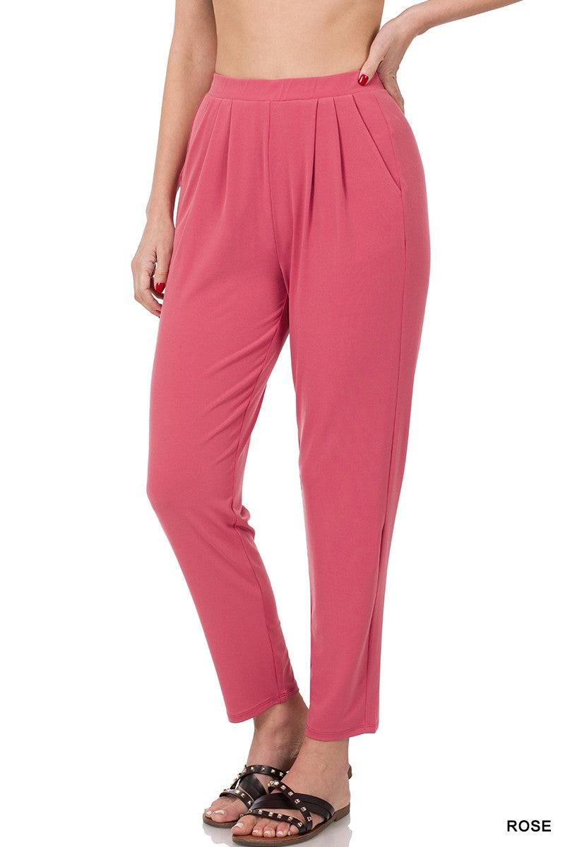 Pleated Waist Pants