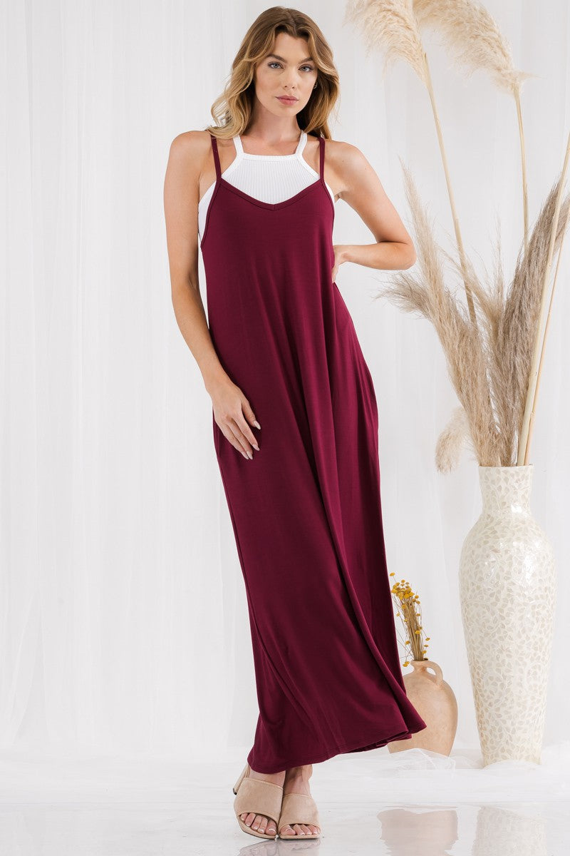 Perfect 90's Layering Maxi Dress