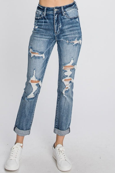 Petra High Rise Mom Jeans