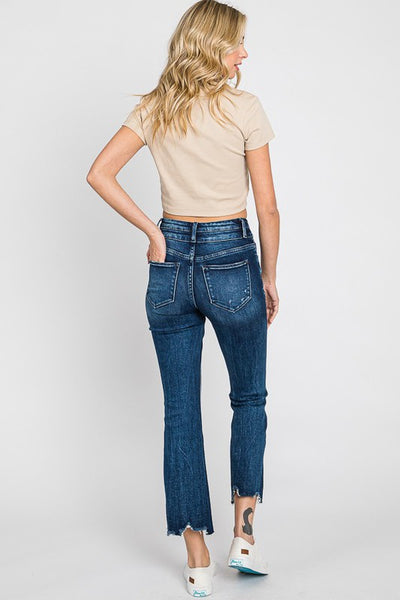 Petra High Rise Crop Bootcut Jeans