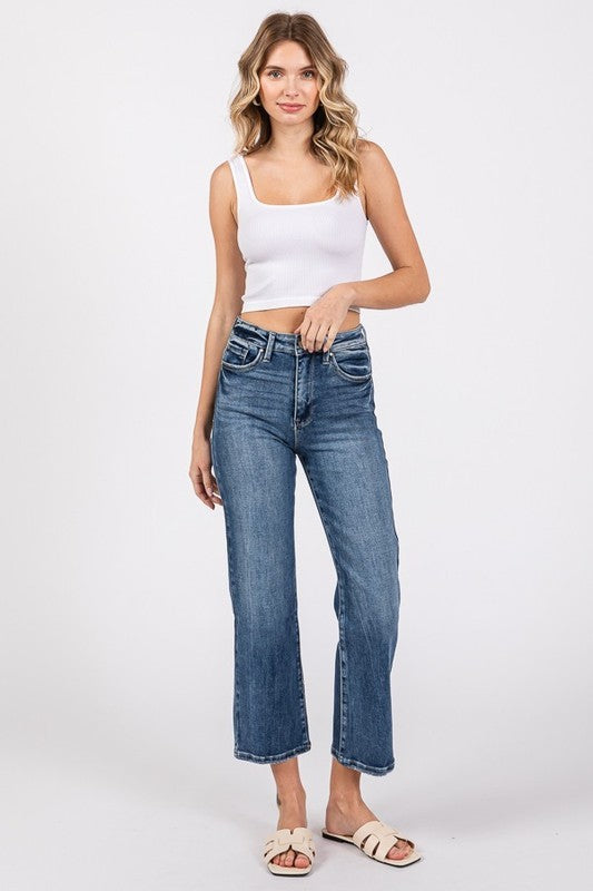 Petra High Rise Crop Jeans