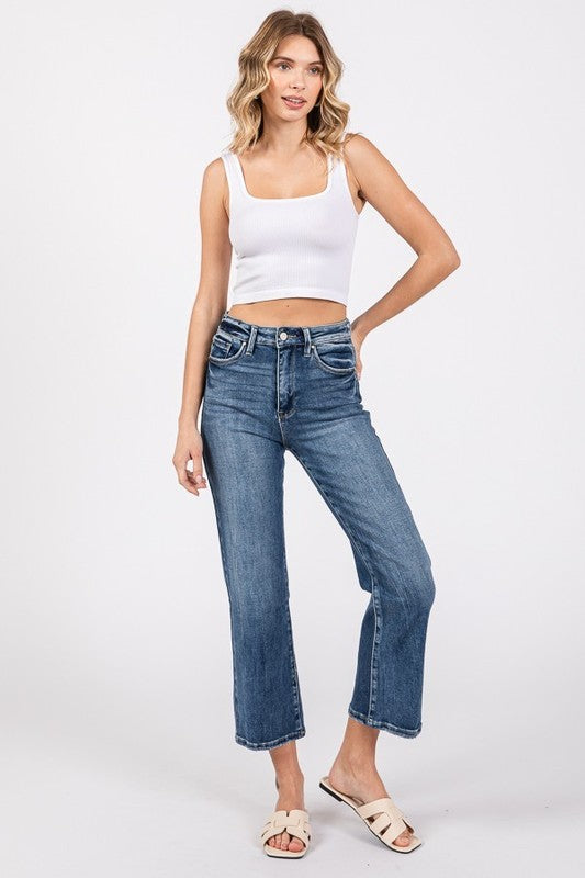 Petra High Rise Crop Jeans