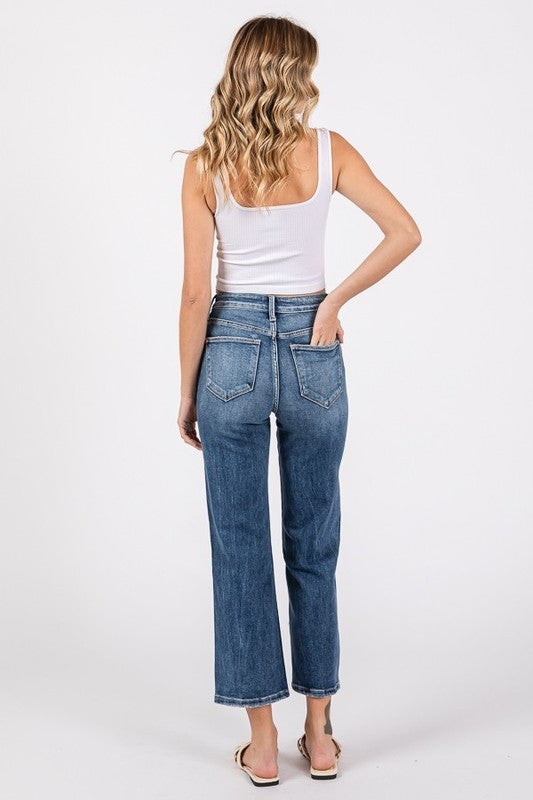 Petra High Rise Crop Jeans