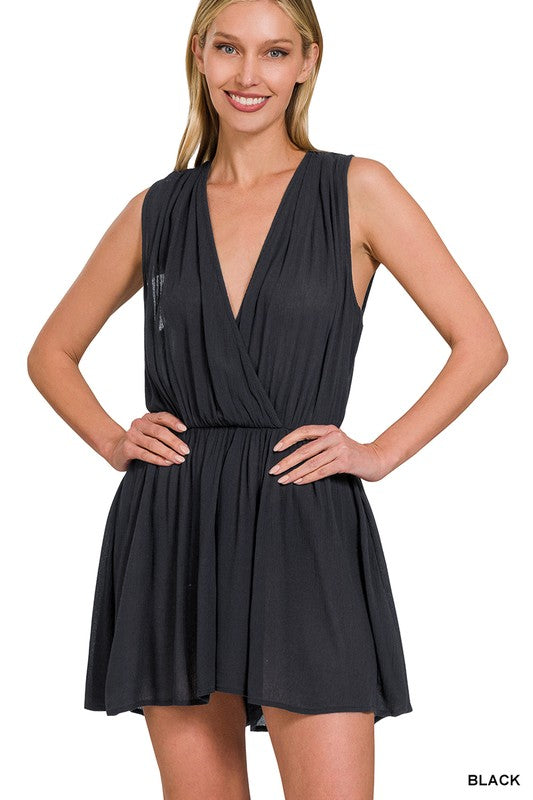 Draped Romper