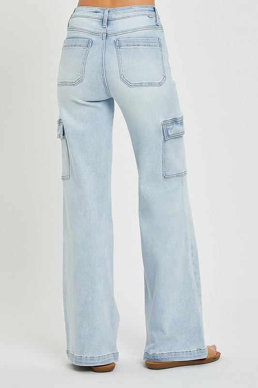 Risen High Rise Cargo Jeans