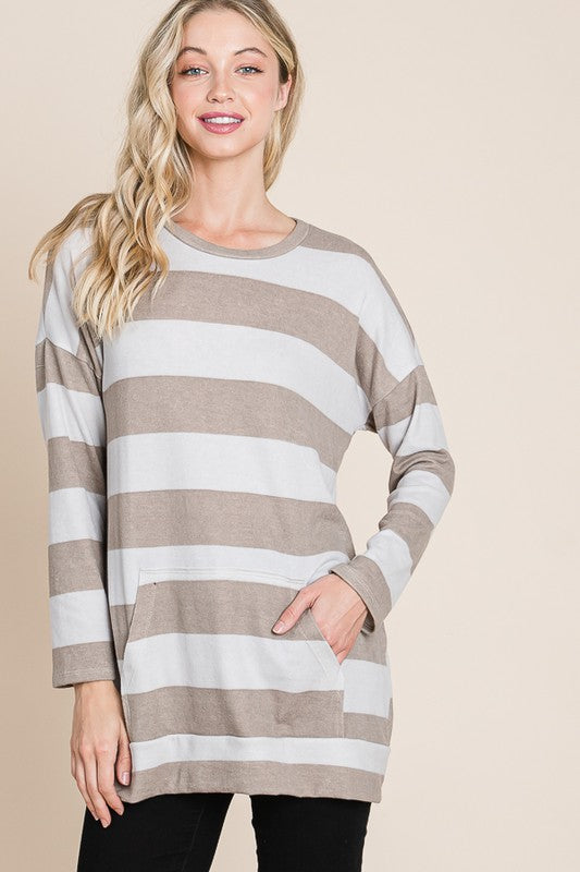 Striped Mid-Weight Sweater