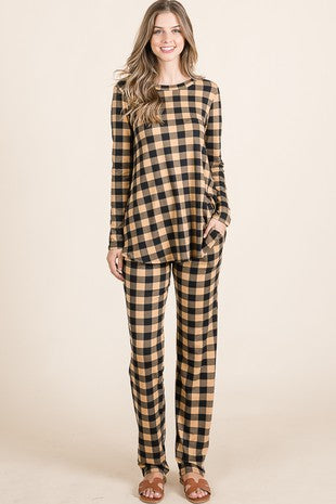 Checker Comfy Set