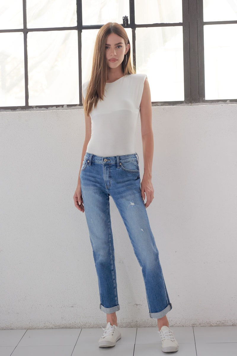 KanCan Slim Boyfriend Jeans